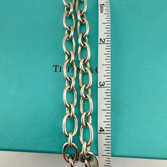 Tiffany & Co. Clasping Ends Necklace Sterling Silver 18.25" - Picture 5 of 8
